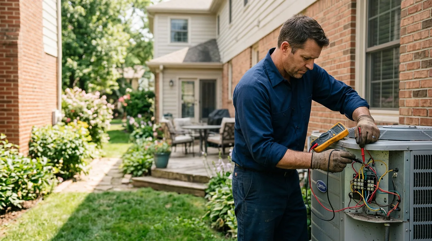 HVAC technician working near Slaughters, KY